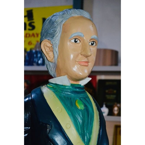 630 - Large Wooden Arthur Guinness Statue - Appx 36x12x10