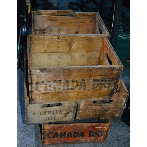 645 - Set of 6 Canada Dry Crates