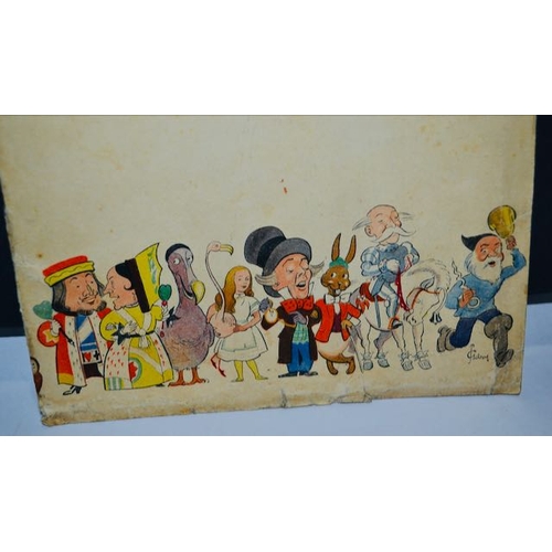 99A - The Guinness Alice Book Dated 1933 GA281A -  First Christmas Book to Reach Doctors' Surgeries writte... 