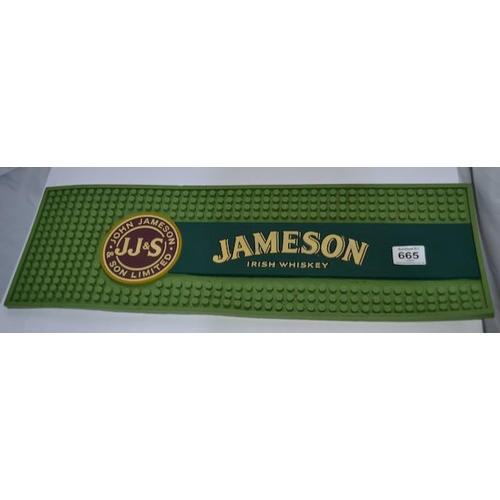 665 - Rubber Jameson Irish Whiskey Bar Mat