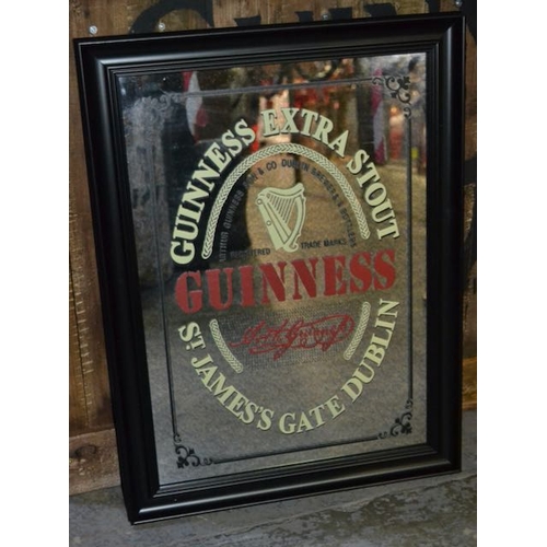 679 - Framed Guinness Extra Stout St. James's Gate Dublin Mirror