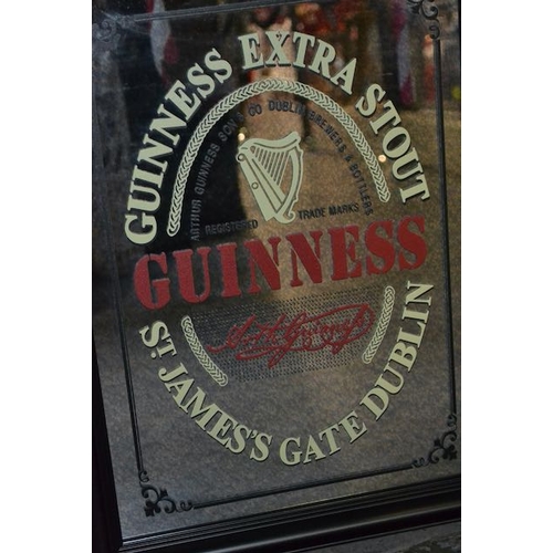 679 - Framed Guinness Extra Stout St. James's Gate Dublin Mirror