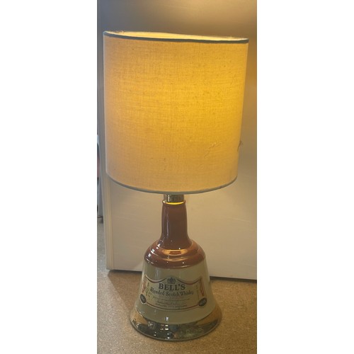 686 - Wade Bells Scotch Whisky Bell Lamp & Shade