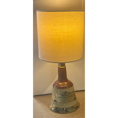 686 - Wade Bells Scotch Whisky Bell Lamp & Shade