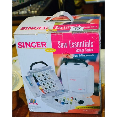 18 - Singer Sew Essentials Storage System - Boxed