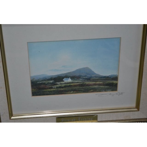 35 - 4 x Gilt Framed Limited Edition Signed Moffatt Prints Incl Slemish Evening