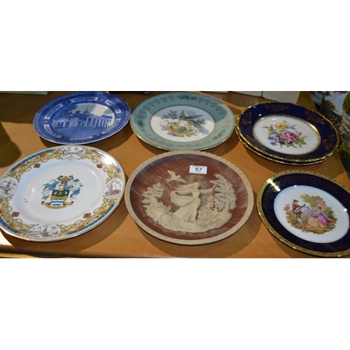 57 - Selection Of Collectable Plates Incl The Banbridge Plate & Limoges