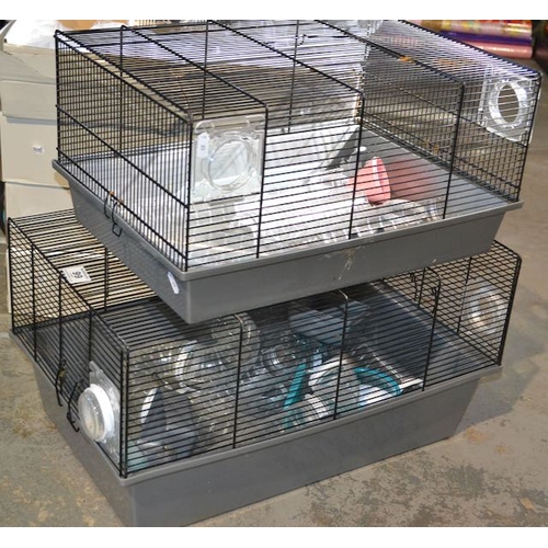 99 - 2 x Pet Cages With Accessories