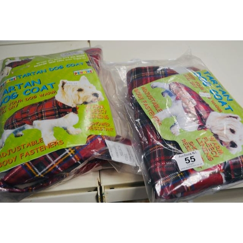 55 - Warm Fleece Lined Shower Resistant Dog Coat 22