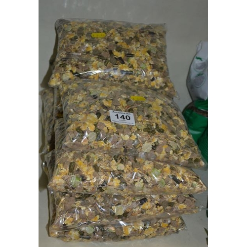 140 - 9 x 1kg Bags Of Bunny Deluxe For Hamster Or Rabbit