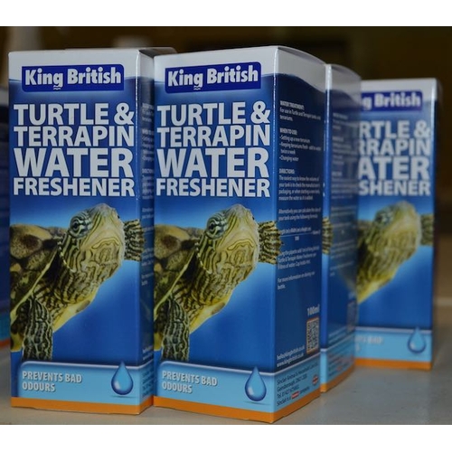 163 - 8 x 100ml King British Turtle & Terrapin Water Freshener