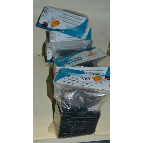 181 - Aqua Pro Activated Carbon Filter Sponge x 6