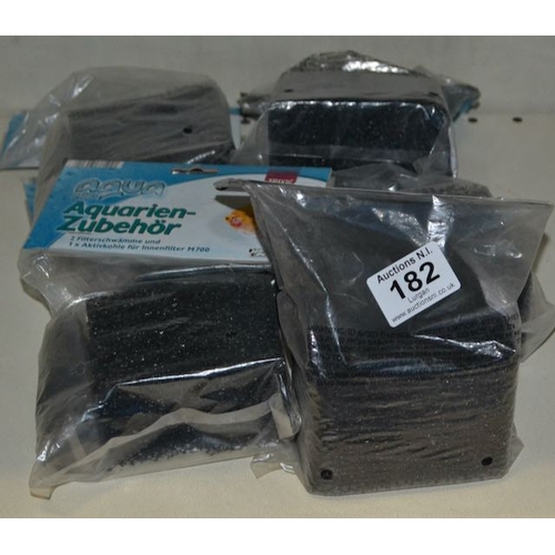 182 - Aqua Pro Activated Carbon Filter Sponge x 6