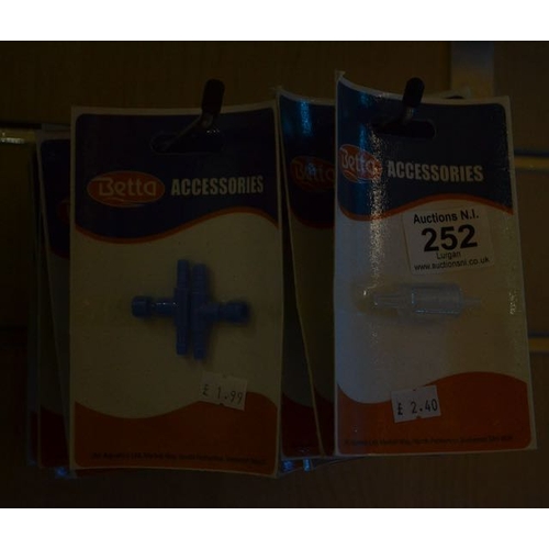 252 - Betta Accessories Incl T Pieces & Non Return Valves Approx 23Pks