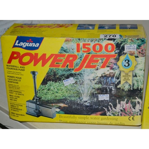 270 - Laguna 1500 Powerjet Pond Pump