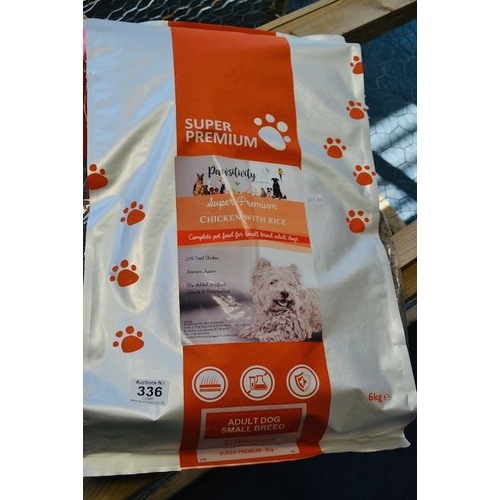 336 - Pawsitivity 6kg Super Premium Chicken With Rice Adult Small Breed RRP £20