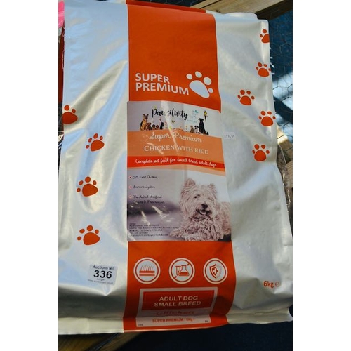 337 - Pawsitivity 6kg Super Premium Chicken With Rice Adult Small Breed RRP £20