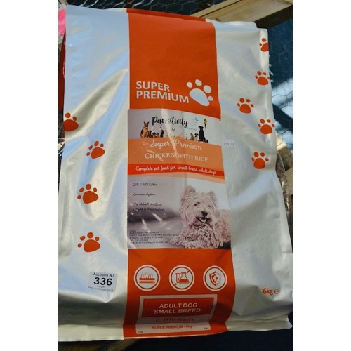 338 - Pawsitivity 6kg Super Premium Chicken With Rice Adult Small Breed RRP £20