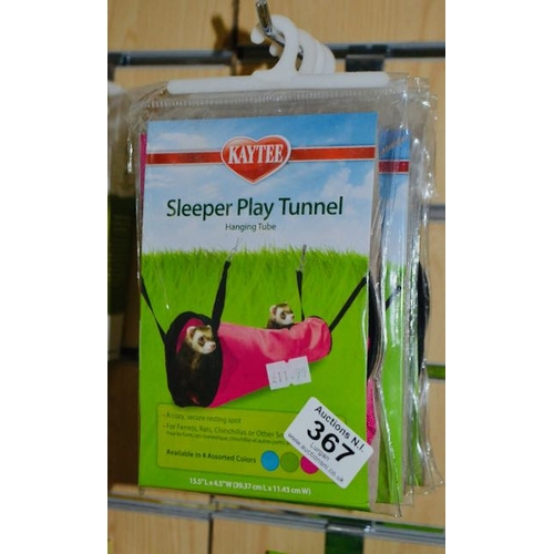 367 - 4 x Ferret Sleeper Play Tunnel RRP £48