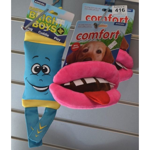 416 - Ancol Floating Bright Toy + 2x Ancol Comfort Squeak Toy