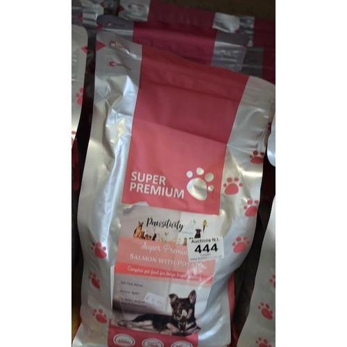 444 - 4x Pawsitivity Super Premium Salmon with Potato 2kg Food Bag RRP £40