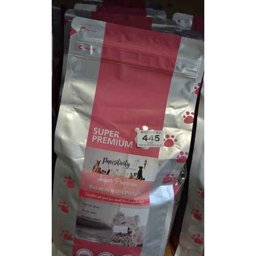 445 - 4x Pawsitivity Super Premium Salmon with Potato 2kg Food Bag RRP £40