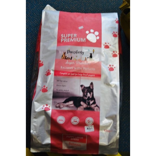 451 - Pawsitivity Super Premium Salmon with Potato 12kg Food Bag RRP £40