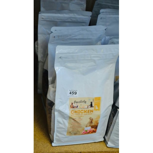 459 - 4x Pawsitivity Puppy Chicken with Turkey, Salmon, Sweet Potato & Carrot Grain Free 2kg Bag RRP £48