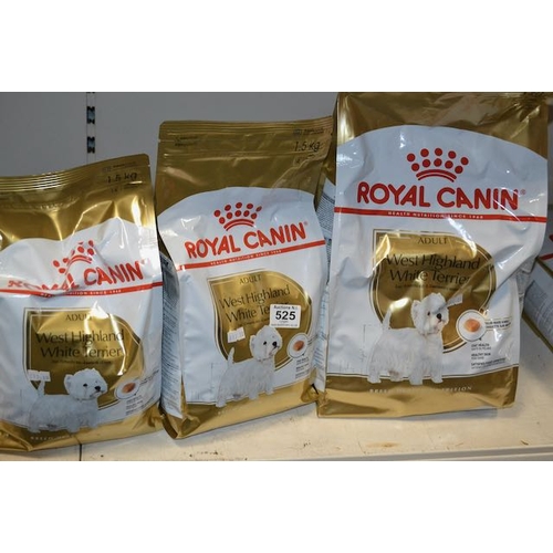 525 - Royal Canin  Adult West Highland Terrier 1.5kg x2 + 3kg Food RRP £46