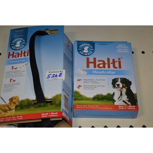 526E - Halti Training Lead + Halti Headcollar Size 4