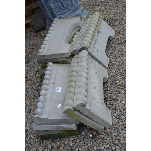 250 - 14 x Stone Curbs - Approx 1'6 x 9