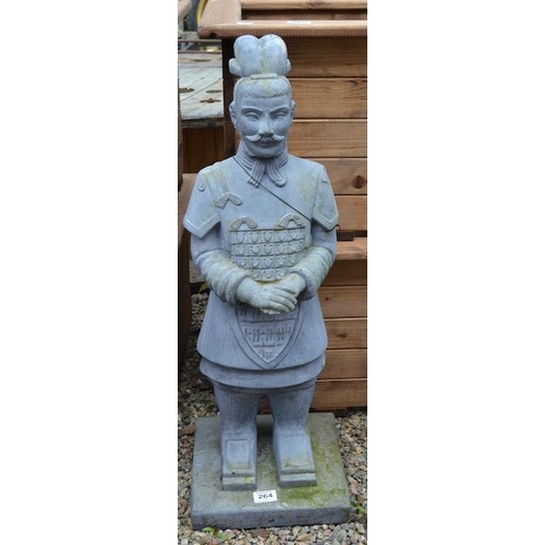 264 - Knight Garden Ornament - Approx 2'8