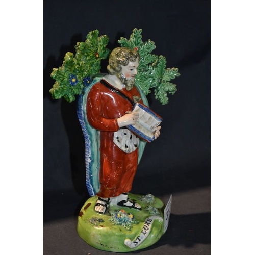 313 - Walton Staffordshire St Luke Figurine