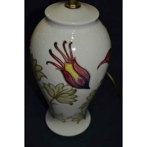 392 - Large Moorcroft Table Lamp - 1'4 Approx