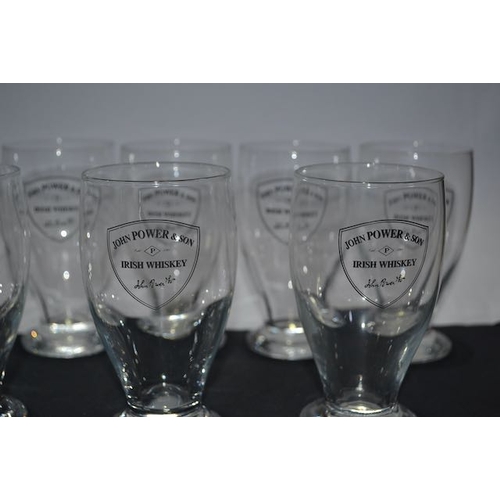 403 - 8 x John Power & Sons Whiskey Glasses