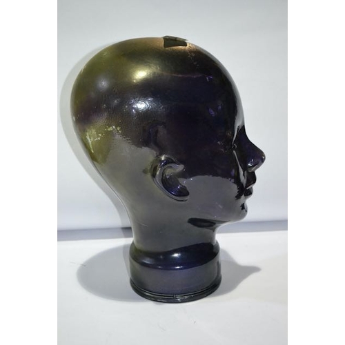 406 - Glass Bust Head