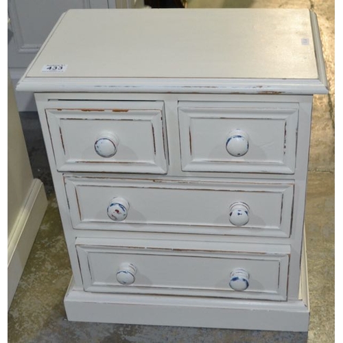 433 - Shabby Chic 2/2 Cabinet