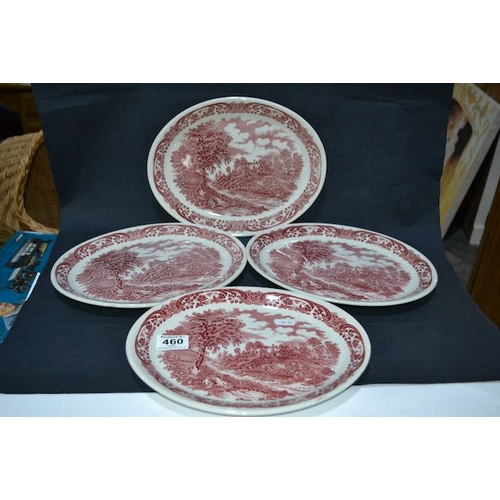 460 - 4 x Grindley & Co Staffordshire Platters