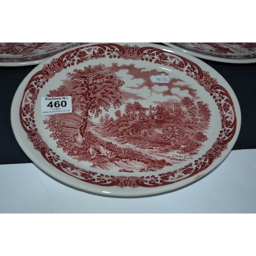 460 - 4 x Grindley & Co Staffordshire Platters