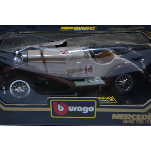 463 - Burago Mercedes Benz SSK 1928 Boxed Model