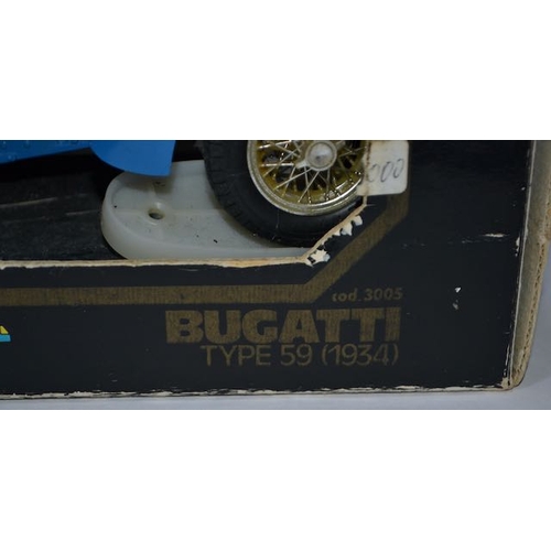 464 - Burago Bugatti Type 59 1934 Model Boxed