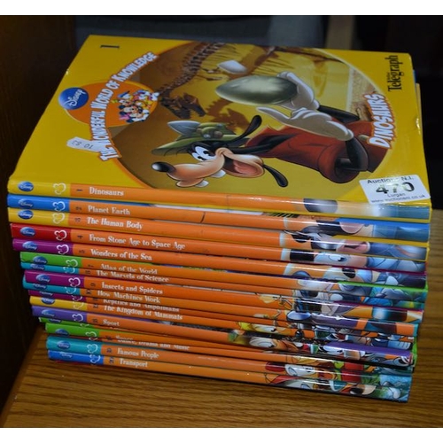 470 - Collection Of 18 x Disney Wonderful World Of Knowledge Books