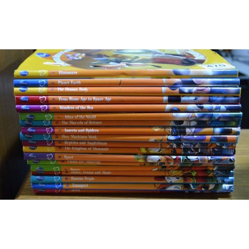 470 - Collection Of 18 x Disney Wonderful World Of Knowledge Books