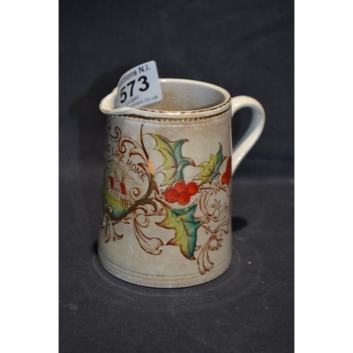 573 - Vintage Holly DL&S No Place Like Home Jug