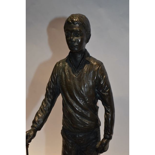 587 - Bronzed Figurine - Jeanie Rynheart First Tee