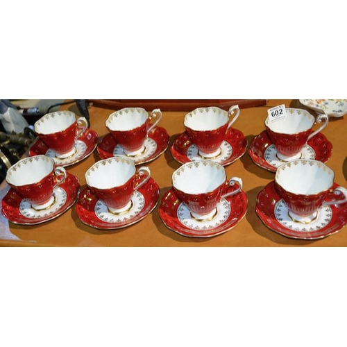 602 - Royal Standard Fine Bone China 16pc Teaset