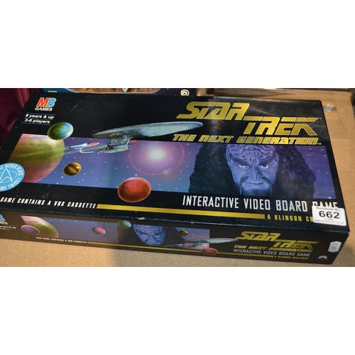 662 - Star Trek The Next Generation Interactive Board Game - A KLingon Challenge In Original Box