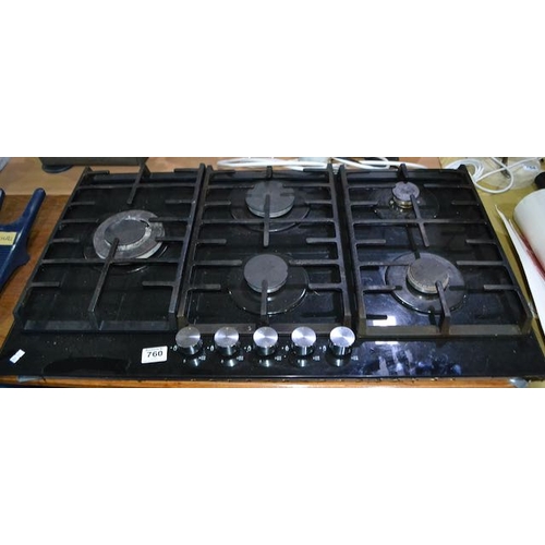 760 - Gas 5 Ring Hob - Untested