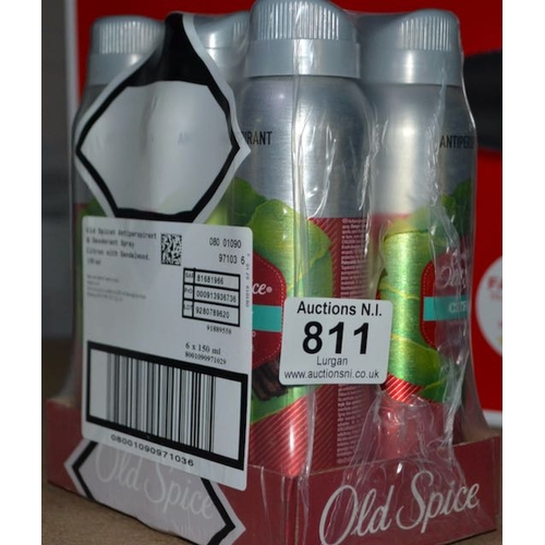 811 - 6 x Old Spice Citron Deodrant