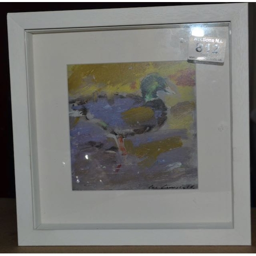 812 - Box Framed Con Campbell Print - Mallard